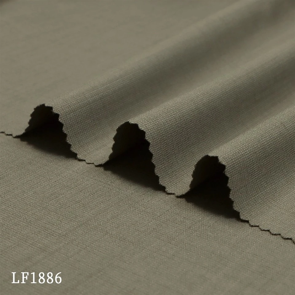 Polyester Slub Fabric 2 2 Twill factory